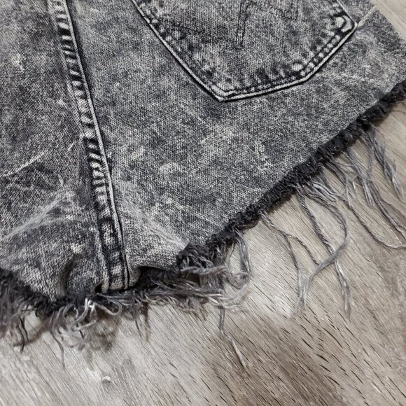 Vintage Wrangler Cut Off Jean Shorts Acid Wash 13 - Picture 5 of 8